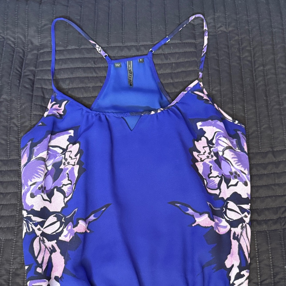 Guess Vibrant Blue and Purple Camisole